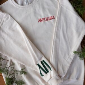 embroidered crewneck sweatshirt